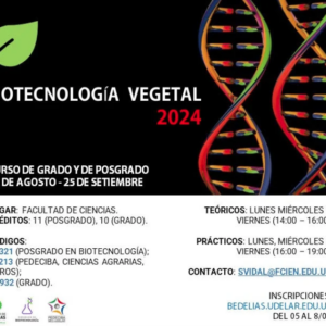 Curso: Biotecnología Vegetal